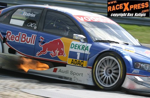 Ekström in heftige Audi